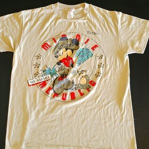 1980s VTG Disney Minnie Republic T Shirt L/XL Single Stitch Mickey Sherry Tag